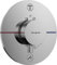 hansgrohe ShowerSelect Comfort S - Thermostat Unterputz, Armatur mit Sicherheitssperre (SafetyStop) bei 40° C, rundes Thermostat, Mischbatterie für 2 Verbraucher, Chrom