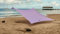 Neso Tents Grande Strandzelt, verstärkte Ecken und Kühltasche, 2,1 m hoch, 2,7 x 2,7 m, Lavendel