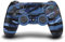 Head Case Designs Blau Camo Tarnung Vinyl Haut Gaming Aufkleber Abziehbild Abdeckung kompatibel mit Sony Playstation 4 PS4 DualShock 4 Controller