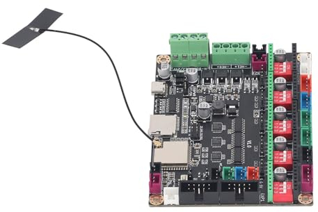 3D-Drucker-Motherboard-Kit, Integrierte 240-MHz-Taktfrequenz, WLAN-3D-Drucker-Steuerplatinen-Kit mit Encoder Zum Drucken von Dateien