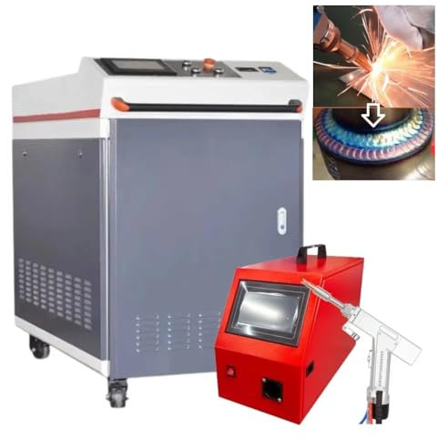 CHIPEL 1500W 3 in 1 saldatrice a laser tenuta in mano facilmente azionata per la saldatura del metallo, rimozione della ruggine e taglio precisamente