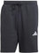 adidas Herren Essential Three Stripes French Terry Short, Black/White, S