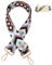 OQKAHIV Boho Umhängegurt | 4cm breiter Schulterriemen für Taschen | verstellbar und austauschbar Damen Tragegurt mit Karabiner für Schulter- und Handtaschen für Damen | 1 Stück