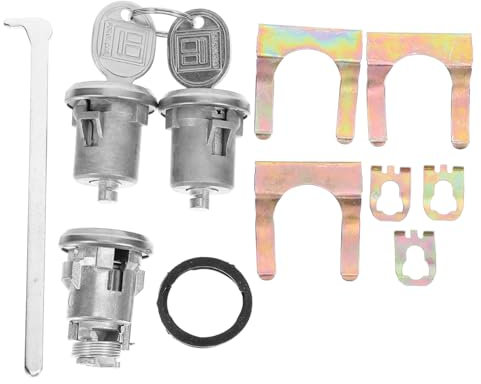 GETAJGHSD 1 Satz Türschließzylinder Zylinderschloss Austausch Des Schließzylinders Kupfer Silver