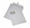 250 Stück – Versandtaschen Briefumschläge stark 120 g | DIN A4 C4 weiß mit Fenster Kuvert haftklebend | 229 x 324 mm