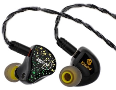 Linsoul ZiiGaat x HBB: Arcadia In Ear Monitor, 1DD+2BA Hybrid Earphone IEM, Wired Gaming Earbuds, Professional Sound Isolating Inner-ear Monitors with Detachable IEM Cable for Musician Audiophile