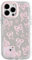 NITITOP Compatible with iPhone 12 Pro Max Case Cute Mirror Bow Love Heart Pattern for Women Girls Ribbon Design Shockproof Silver Protective Phone Cover - Light Pink Bow