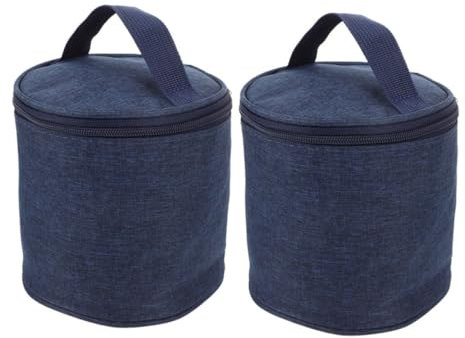 MAGICLULU 2-teiliges Isoliertes Lunchtaschen-set Thermotasche mit Fach für Damen und Herren Tragbare Snacktasche für Outdoor-aktivitäten