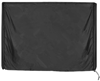Mobile TV Stand Cover, Cloth TV Cover, Waterproof Screen Cover, TV Screen Protection Cover, Black TV Stand Cover, Dustproof TV Cover, Wear-Resistant TV Cover for Dust and Moisture Protection