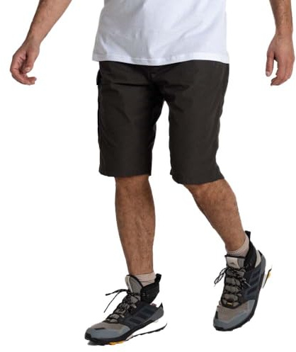 Craghoppers Kiwi Long Short, Cargo Walking, Hiking & Climbing Shorts - Perfect for Outdoors & Summer Brown