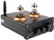 Rtxbvg Buffer HiFi 6J5 Bluetooth 4.2 Tube Preamp Amplifier Stereo Preamplifier with Treble Bass Tone Ajustment(Black)