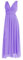 VALORIALUXE Abito Lungo da Cerimonia Donna in Tulle Elasticizzato con Scollo a V – Made in Italy (IT, Testo, L, Regular, Regular, Lilla)