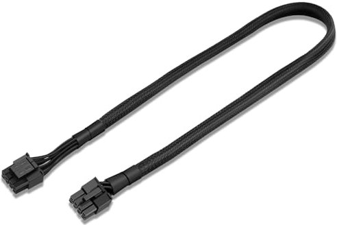 Câble adaptateur d'alimentation pour processeur 8 broches vers CPU 8 broches (4 + 4 amovibles) Connecteur EPS-12 V pour carte mère MSI MAG A850GL A750GL Câble gainé pour MSI MAG A850GL A750GL 65 cm