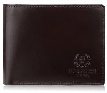 Elegante Herren Leder Geldbörse braun mit RFID Schutz Paolo Peruzzi AY-11-BR
