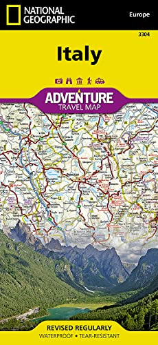 Italy: Travel Maps International Adventure Map: Waterproof. Tear-resistent (National Geographic Adventure Map, Band 3304)