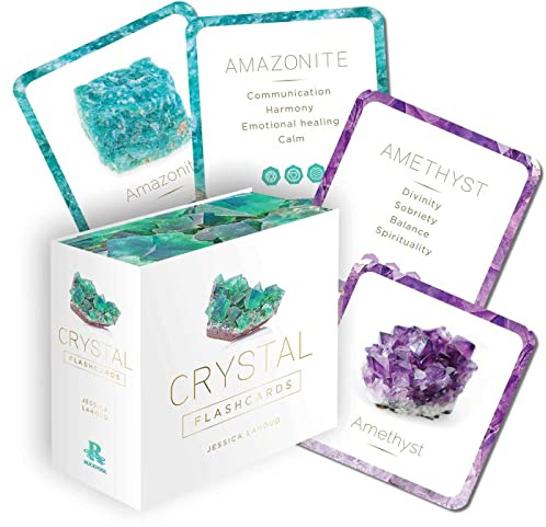 Crystal Flashcards: Full-color Cards With Metal Ring-hold