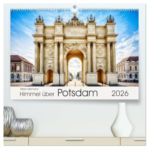 Himmel über Potsdam (hochwertiger Premium Wandkalender 2026 DIN A2 quer), Kunstdruck in Hochglanz: Fotografien von Potsdam (CALVENDO Orte)