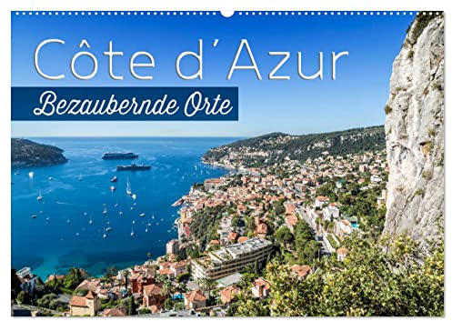 CÔTE D’AZUR Bezaubernde Orte (Wandkalender 2026 DIN A2 quer), CALVENDO Monatskalender: Impressionen aus Südfrankreich und Monaco (CALVENDO Orte)