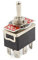 sourcingmap Noir 250V/10A 125V/15A DPDT 3 MARCHE/ARRÊT/POSITION SUR 6 bornes interrupteur à bascule