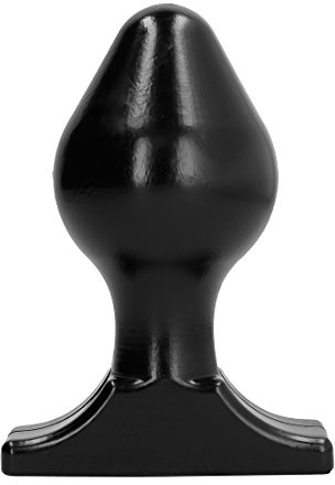 All Black mega dicker Analdildo/Analplug - Plug 16 cm Länge - Schwarz 8 Inch