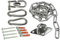 KAMERO Edelstahl V4A, Set Boxsack Aufhängung, Länge 100cm, Set bestehend aus Wandhaken, Karabiner, Drehwirbel, Kette, Karabiner und Befestigung, belastbar bis 230kg, rostfrei