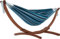 Vivere C8SPCT-34 Double hamac Coton avec Solide Support en pin-Blue Lagoon