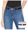 SUOSDEY Gürtel Damen Schwarz,Elastischer Gürtel für Jeans Hosen Stretchgürtel Gürtel für Damen Herren ohne Schnalle gürtel,schwarz,84-120