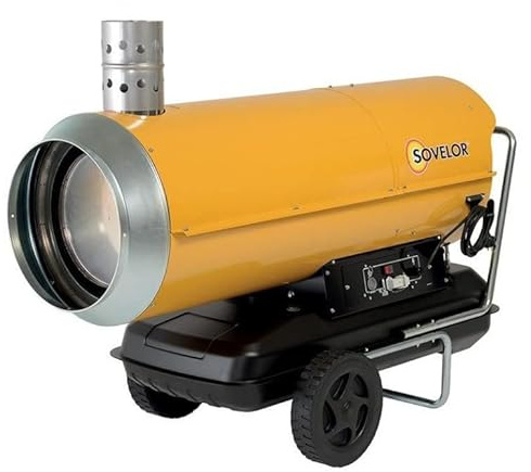 Sovelor - Chauffage air pulsé mobile au fuel à combustion indirecte Puissance élec. 1060W - HPV 85