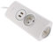 Otio - Regleta de esquina 2P 16A + 2 USB precableada