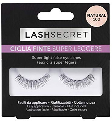Lash Secret Natural - Reusable Fake Eyelashes with Glue for a Natural Effect - False Lashes Ideal for Daily Use - Natural 100