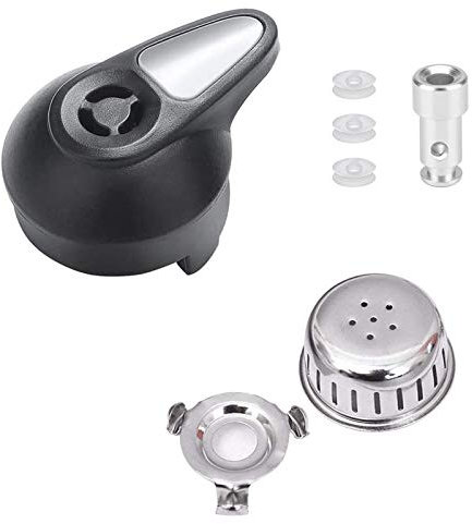 Mango de liberación de vapor, piezas de repuesto de válvula flotante, con 3 tapas de silicona para olla instantánea LUX 5, 6 QT (serie Float Valve-LUX)