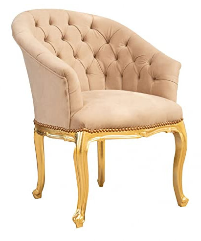 Biscottini barock Sessel 82x67x68 cm | Sessel Wohnzimmer Stil Luigi XVI | Sessel esszimmer Holz | Barock Stuhl | Retro Sessel | barock möbel