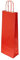 Florio Carta - Pacco da 25 Shopper per Bottiglie di Vino Colore Rosso |Carta da 110 gr.| Dimensioni: 14x09x39 cm| Manico in Carta Ritorta Colorata | Disponibile in Vari Colori