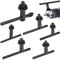 Worldity 6 Sizes Drill Chuck Key Wrench, Heavy Duty Carbon Steel Replacement Drill Press Chuck Key for Drill Clamping Tool (Chuck Diameter: 5/32 1/4 / 3/8 / 1/2 / 5/8 3/4)