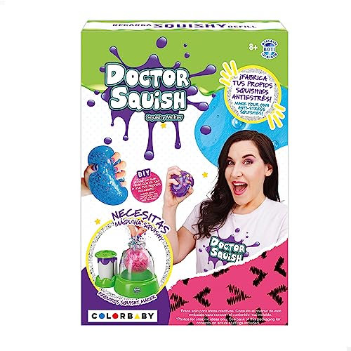 Doctor Squish 48086 Nachfüll-Kit, Squishy-Bälle, Anti-Stress, Squishies-Spielzeug, Geschenk für Kinder