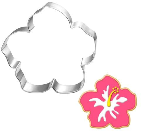 Ausstechform mit tropischen Blumen, 8,9 cm, Sommer-Keks-Ausstechformen, Fondant-Form zum Backen