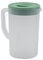 Pichet en Plastique de Grande capacité avec Couvercle, Carafe Froide de Jus de Lait de 2,7 L et Pichet de thé glacé Pichet à Eau Simple et Tendance pour les Besoins Quotidiens de