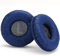 PESLNG 70mm Almohadillas de Repuesto para JBL Tune520BT/Tune510BT/T500BT/T450BT/Tune660NC/JBL JR300BT/JR300/JR310BT/JR310 (Cuero proteico Plisado-Azul)