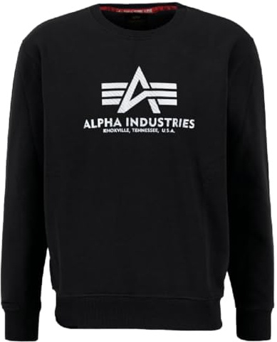 Alpha Industries Basic Carbon Sweatshirt für Herren Black/Silver