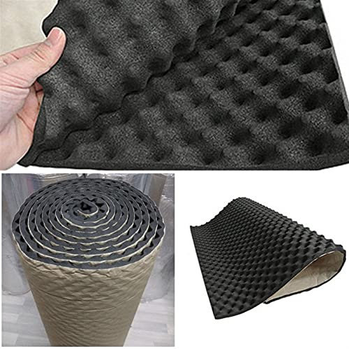 Schalldämpfungsmaterial für das Auto, universelle Schalldämpfungsmatte, Schalldämpfung, Schalldämpfung, Schaumstoff-Subwoofer-Pad, 100 x 50 x 2 cm