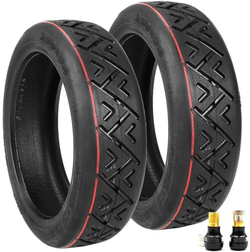 myBESTscooter - 250x54 Schlauchlose Reifen für Xiaomi 4 Elektroroller Felge Gummireifen Ersatzrollerrad mit Ventil