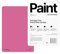 Hemway - Peel & Stick Sample for Our Chalk Based Furniture Matt Paint - Bubblegum Pink | A5 Damage-Free, Accurate Colour Swatch | Test Our Chalky Matt Shabby Chic Finishes for Interior Decor