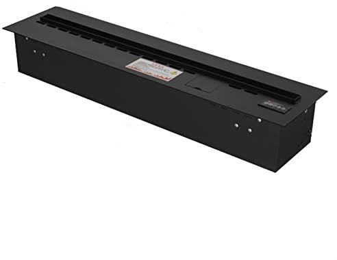 Kaminofen Elektrokamin Eingebetteter intelligenter Dekorationskamin 3D-Simulationsflamme, ultradünnes Edelstahlpaneel, Geräuschreduzierungsbehandlung, für TV-Hintergrundwand, Wohninnenraum Dez Warm