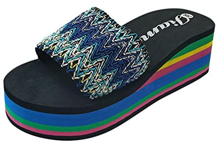 Ciabatte Spugna Uomo Ciabatte Sandali con Tacco Basso Fit Flop Donna estive Ciabatte Sposa con Tacco Infradito Donna estive da casa Sandali con Tacco Donna Rosa Cipria Sandali Donna