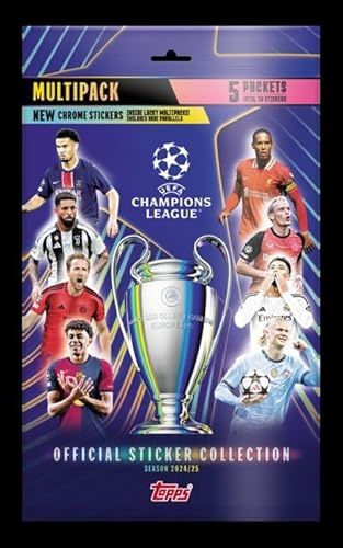 TOPPS Multipack-Aufkleber UCL 24-25
