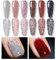 Born Pretty UV Nagellack Glitzer -Gel Nagellack Glitzer Reflechissant Funkelnd Rot Schwarz Einweichen UV Lack Sparkly Shiny Gel