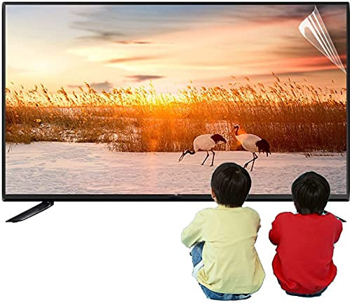 TV Screen Protector Anti Scratch Anti-Glare Film Blue Light Filter ??Anti Myopia Filter Reduce Eye Fatigue for less LCD LED Plasma 3D HDTV 65in Rimless (58in)