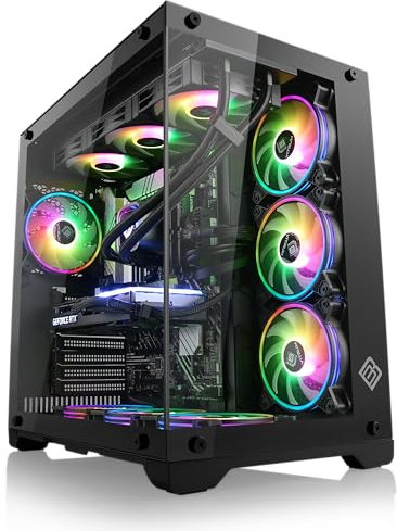 Gaming PC mit Windows 11 Home, AMD Ryzen 9 7900X 12x 4700 MHz, 2000 GB M.2 SSD, 64 GB DDR5-RAM, GeForce RTX 4070 Ti, ASUS Mainboard, USB 3.2, M11240H