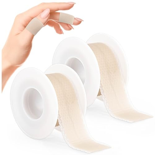 HALUTO Blasenpflaster Rolle - Silikonpflaster - Hydrokolloid Pflaster Rolle für Zehen, Fuß und Hand - Blasenstopper, Fersenpatch - Multi Use Blasenschutz