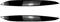 QASULER 2 Stück Auto-Scheinwerfer-Augenbrauen-Augenlider-Abdeckungs-Ordnung, auffälliger Aufkleber, for Tuning, for Golf 4 Mk4 R32 TDI TSI FSI 1997–2006 Auto-Augenbrauen-Augenlid-Trim(Glossy Black)